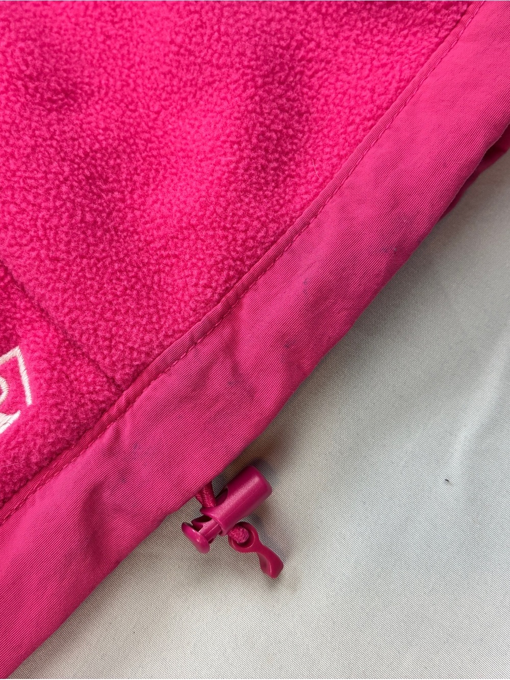 Aeropostale XL Bright Hot Pink Full-Zip Thick Fleece Jacket - Picture 6 of 11